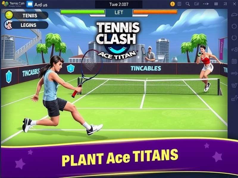 Tennis Clash Ace Titan Gameplay in India