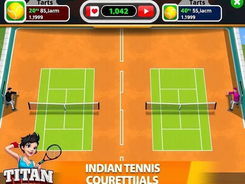 Indian Tennis Courts in Tennis Clash